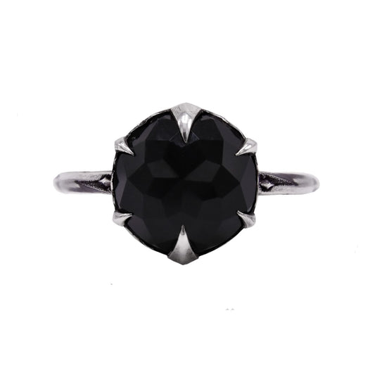 MYSTICAL CROWN SOLITAIRE, 10MM ONYX